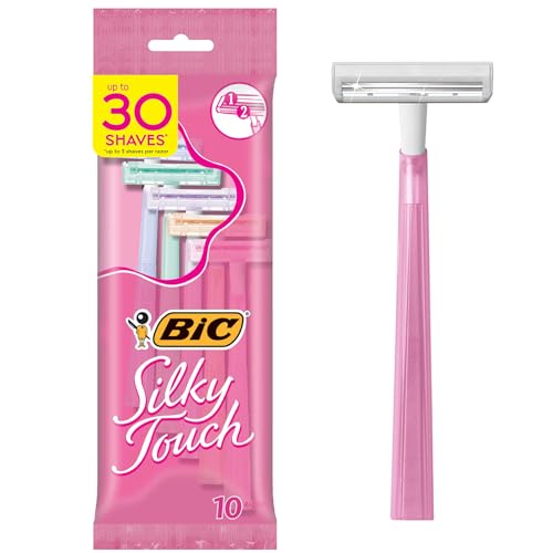 10 Pack BIC Silky Touch Women's Disposable Razors