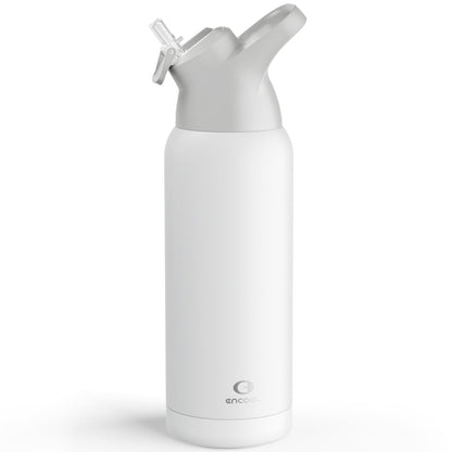 ENCOOL Insulated 32 oz Water Bottle with Straw