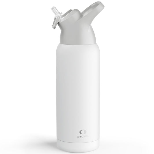 ENCOOL Insulated 32 oz Water Bottle with Straw