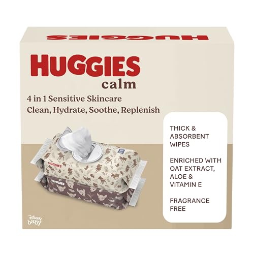 HUGGIES Unscented Hypoallergenic Baby Wipes, 336 Count