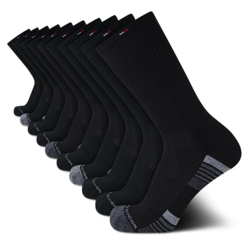 10 Pack Tommy Hilfiger Moisture Wicking Crew Socks