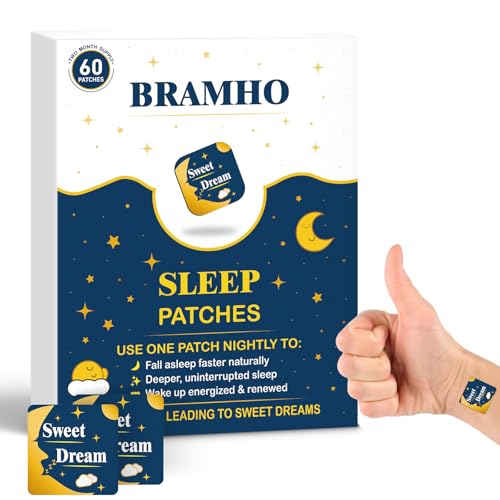 60 Pack Sleep Patches Melatonin Magnesium Sour Cherry
