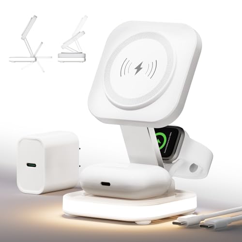 5-in-1 Magnetic Wireless Charging Stand for Apple Devices