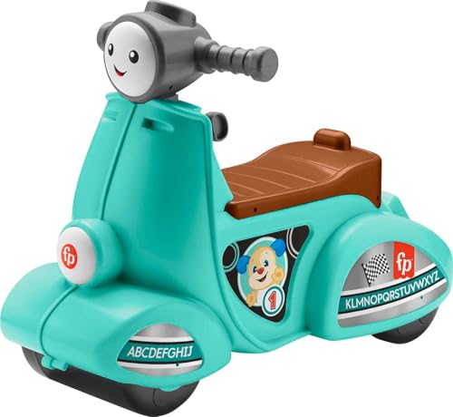 Fisher-Price Toddler Ride-On Scooter with Lights & Music