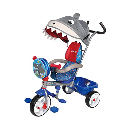 Apache 3-in-1 Kids Tricycle with Canopy and Trunk