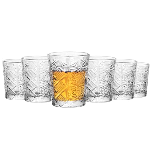 6 Pack 1.5oz Fancy Shot Glasses for Tequila