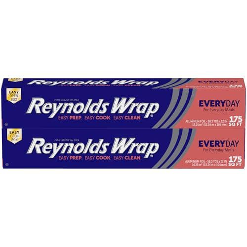 2 Pack Reynolds Heavy Duty Aluminum Foil Rolls
