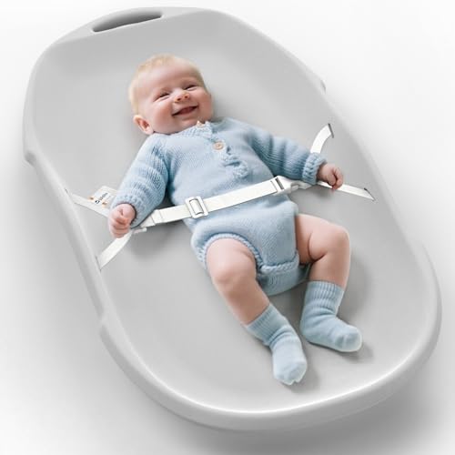 Wipe-Clean Waterproof Baby Changing Pad with Strap