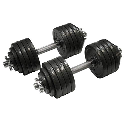 52.5 lb Adjustable Dumbbell Pair
