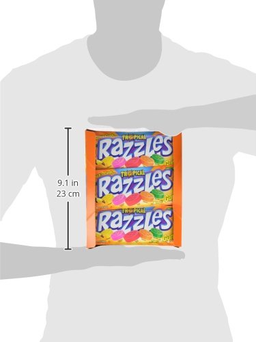 Razzles Tropical Flavor Candy/Gum - 24 Pack