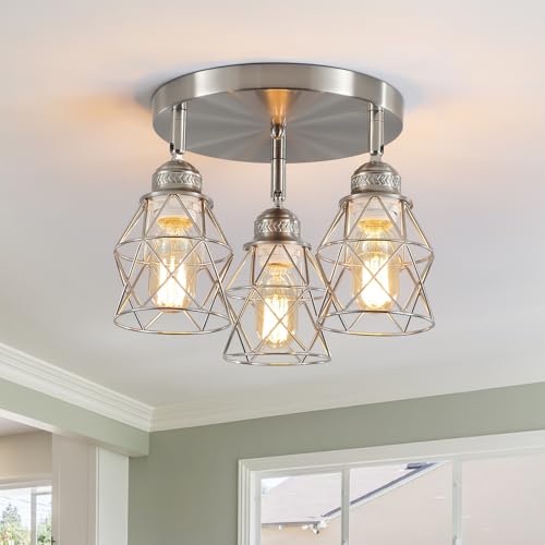 Adjustable Semi Flush Mount Kitchen Ceiling Light Fixture