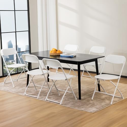 Sweetcrispy 6-Pack Folding Chairs, 330-Pound Capacity