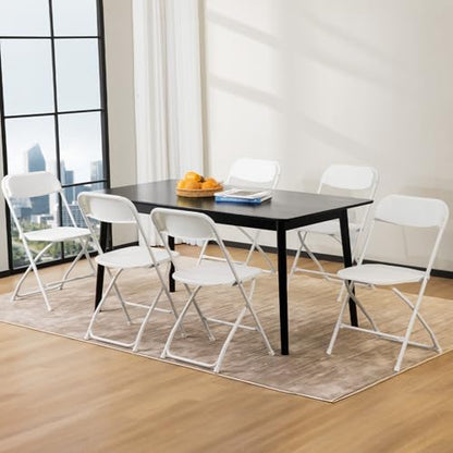 Sweetcrispy 6-Pack Folding Chairs, 330-Pound Capacity