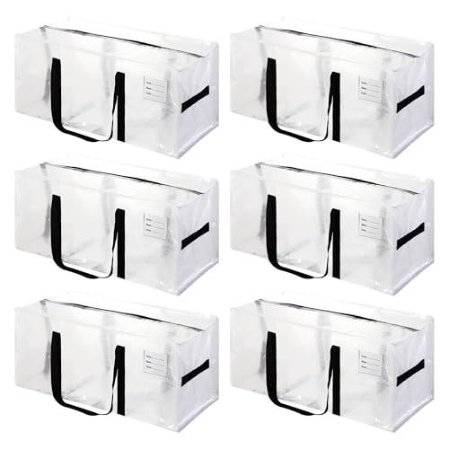 6 Pack Extra Large Heavy Duty Moving Bags