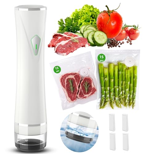 30 Pack Vacuum Sealer Machine with Reusable Bags