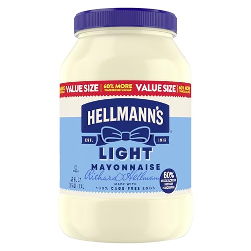 48 oz Hellmann's Light Mayonnaise (OU-Parve)