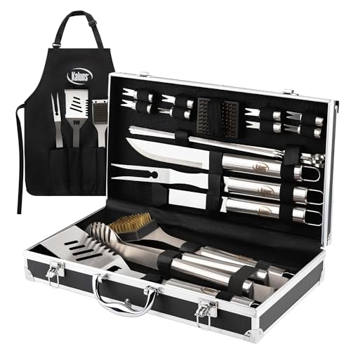 Kaluns Heavy Duty Stainless Steel BBQ Grill Tool Set