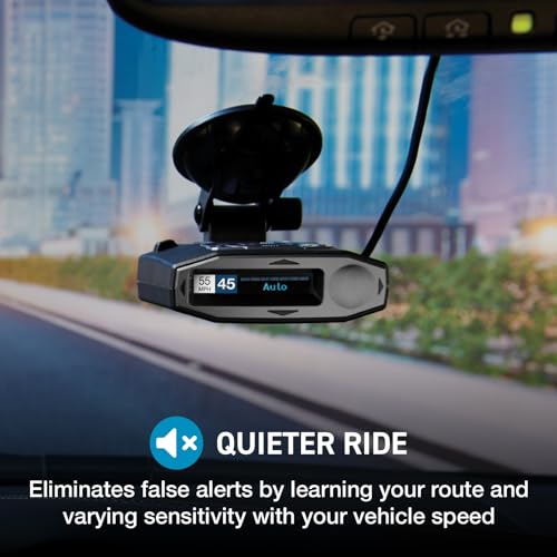 Escort MAX360c Laser Radar Detector - WiFi and Bluetooth Enabled, 360° Protection, Extreme Long Range, Voice Alerts, Apple CarPlay and Android Auto Compatible, Black