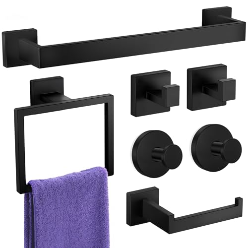 7 Piece Bathroom Towel Bar Hardware Set