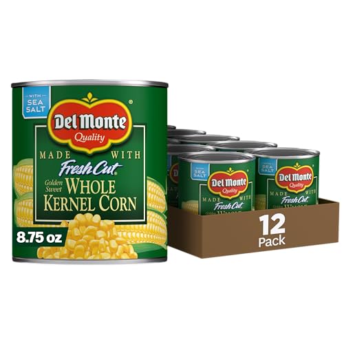 12 Pack Del Monte Whole Kernel Canned Corn 8.75oz