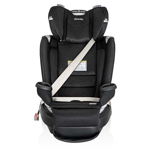 Evenflo Gold Revolve360 Extend All-in-One Rotational Car Seat with SensorSafe (Onyx Black)