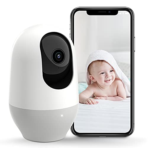 Nooie 2K WiFi Indoor Baby Pet Security Camera
