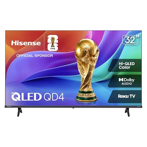 Hisense 32-Inch HD QLED Roku Smart TV