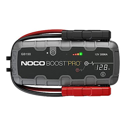 NOCO Boost Pro GB150 3000A UltraSafe Car Battery Jump Starter, 12V Battery Pack, Battery Booster, Jump Box, Portable Charger and Jumper Cables for 9.0L Gasoline and 7.0L Diesel Engines