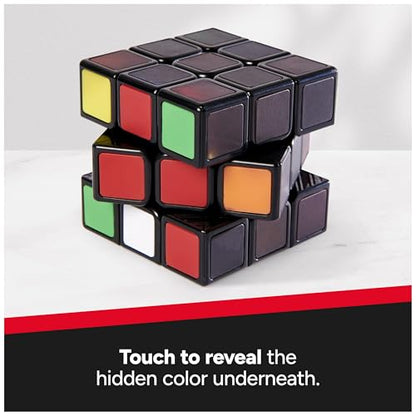 Rubik’s Phantom, 3x3 Cube Advanced Technology Difficult 3D Puzzle Travel Game Stress Relief Fidget Toy Activity Cube for Adults & Kids Ages 8+