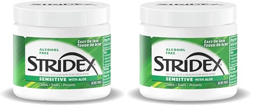 2 Pack Stridex Alcohol-Free Sensitive Acne Pads