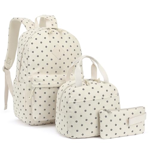 School Backpack Set with Lunch Box and Pencil Bag