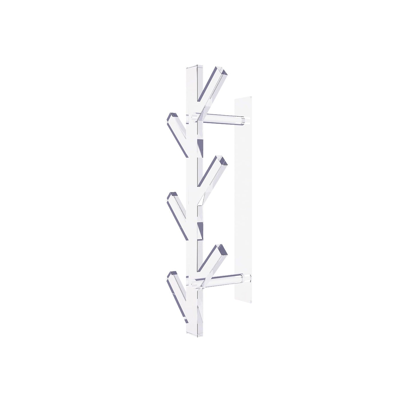 Wall Mounted Acrylic Coat Rack for Hats & Bags