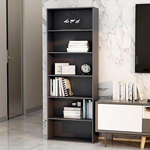 Low Horizontal Bookshelf Office Bookcase Shelves