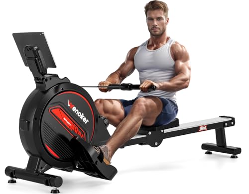 Magnetic Rowing Machine for Home, 350 LB Capacity