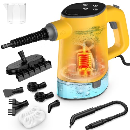 Adjustable Handheld Steam Cleaner with Dual Steam Levels