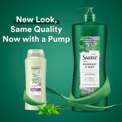 UPDATE: DEAD ❗ UPDATE Suave Professionals Invigorating Shampoo for Dry and Damaged Hair Rosemary and Mint Paraben free and Dye free Hair 28 fl oz