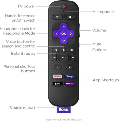 Roku 55-Inch 4K QLED Smart TV with Voice Remote