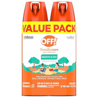 OFF! Mosquito Repellent Spray, 15% DEET, 4 Oz