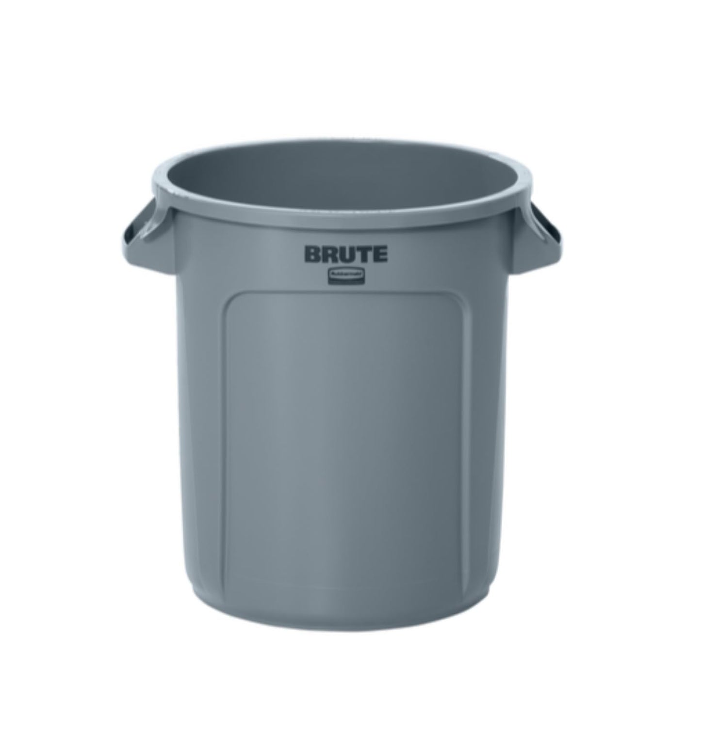 Rubbermaid Commercial Products BRUTE Heavy-Duty Round Trash/Garbage Can, 10-Gallon, Gray, Outdoor Waste Container for Landscapers/Construction/Restaurants/Office/Warehouse/Commercial Environments