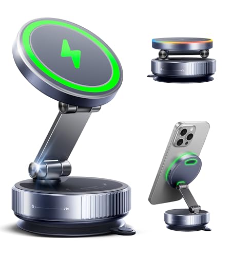 15W Magnetic Wireless Car Phone Charger Mount