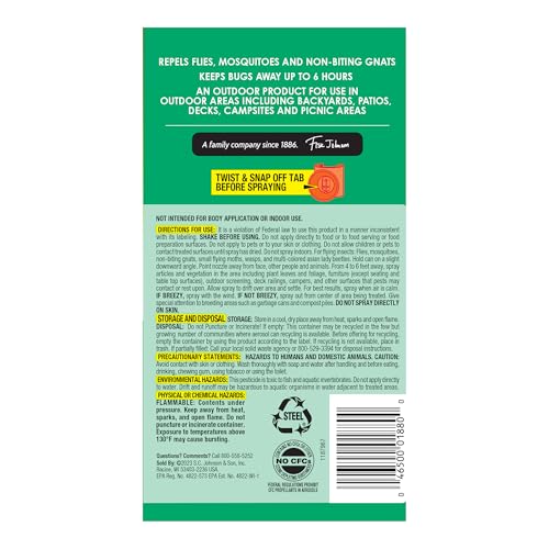 OFF! Mosquito Repellent Fogger for Backyards, 16 oz
