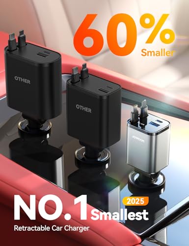 JOYROOM 69W Retractable Car Charger for iPhone