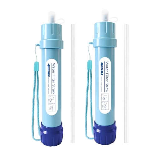 Portable 4-Stage Personal Water Filter Straw