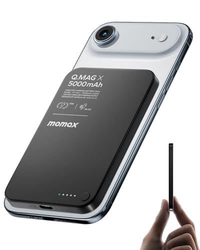 MOMAX 5000mAh Magnetic Wireless Portable Charger