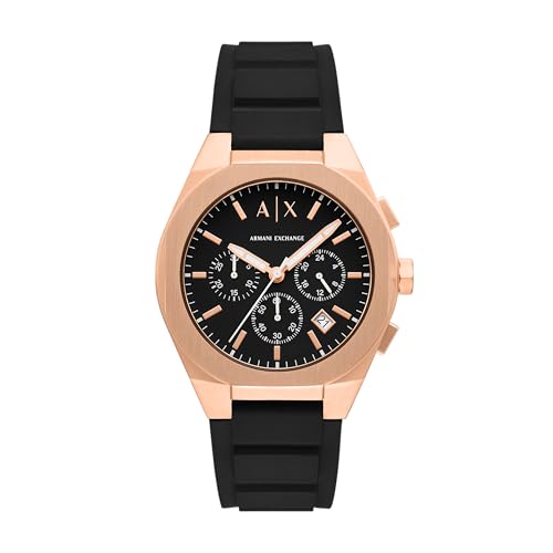 Armani Exchange Sync Chronograph Silicone Men's Watch