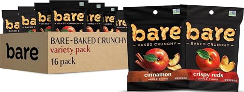 16 Pack Bare Fuji Reds Cinnamon Apple Chips