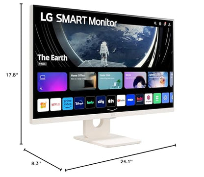 LG 27-Inch FHD Smart Monitor with AirPlay 2