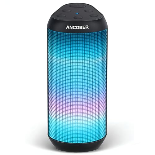 Bluetooth 5.3 Portable Wireless Speaker with LED Lights