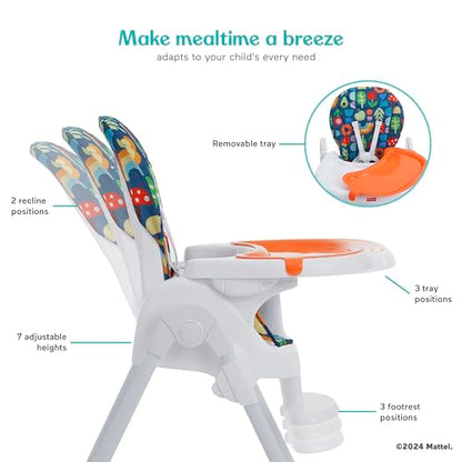 Portable Baby High Chair with Adjustable Height