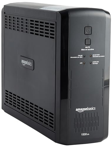 Amazon Basics 1500VA 900W UPS Battery Backup